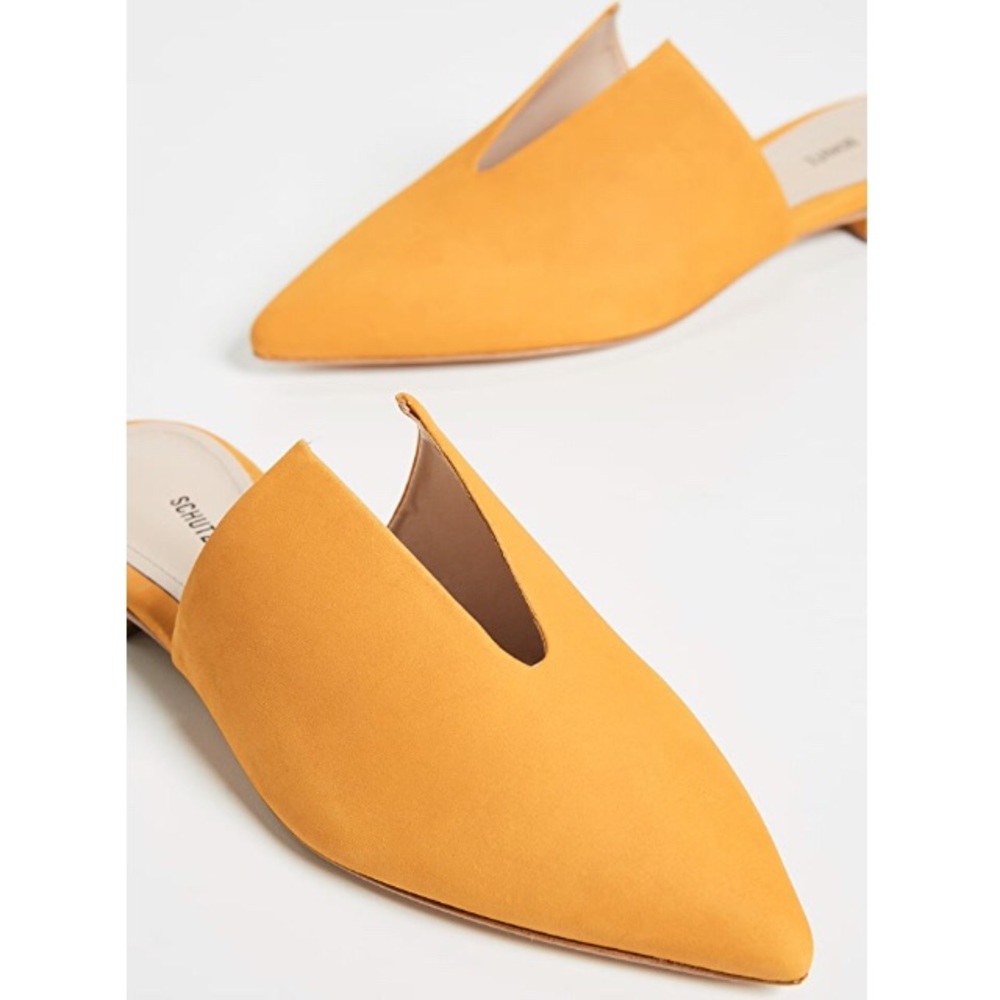 Schutz Yellow Kristen point toe mule 9 Shopbop